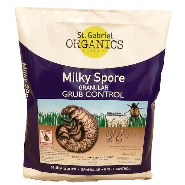 20 lbs. Milky Spore Granular Japanese Beetle Grub Control (3-Pack ...